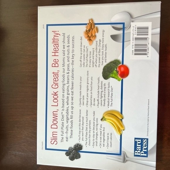 The Full Plate Diet Hardback Book. Slim down, Look great, be healthy! Like new. - Picture 2 of 2